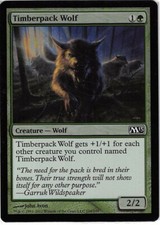 Timberpack Wolf *FOIL Common* Magic MtG x1 M13 SP