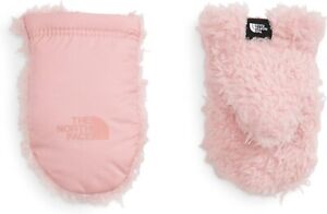 NWT The North Face Girls Littles Suave OSO Mitt Pink Mittens Size XS $25 D303