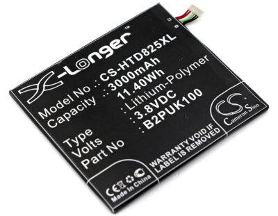 3.8V Battery for HTC Desire 825 TD-LTE 35H00258-00M, 35H00258-03M, B2PUK100 NEW Foto 1 de 4