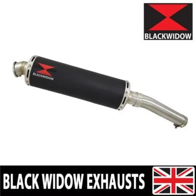 CBF 1000 2010-2016 4-1 Exhaust Silencer Kit 400mm Round Black Stainless BN40R - Image 1 of 4