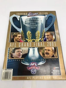 AFL FOOTBALL RECORD GRAND FINAL RECORD 2001 ESSENDON V BRISBANE - Picture 1 of 4