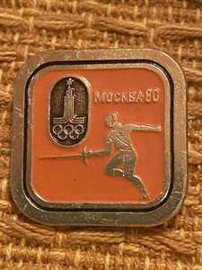 MOSCOW 1980 - OLYMPIC SOCCER  PIN , - Picture 1 of 1