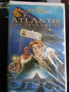 Atlantis The Lost Empire 2001 VHS Disney Clamshell Michael J Fox EXCELLENT PLAY! - Picture 1 of 5
