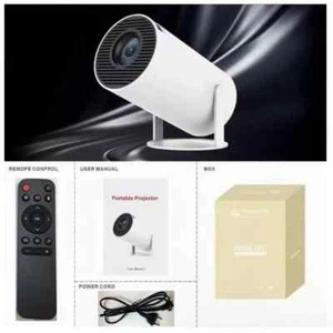 4K Mini Projector HY300 720P WiFi6 Bluetooth BT5.0 Cinema Portable Home Theaters - Imagen 1 de 10