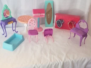 Barbie Furniture 9 Piece Lot Replacement Pieces Read Description - Bild 1 von 13