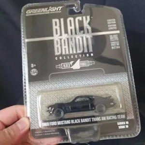 1969 Ford Mustang Black Bandit Trans Am Racing limited series 19 Greenlight 1:64 - Picture 1 of 6