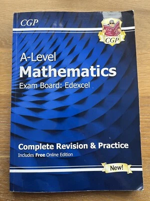 A level maths textbook - Edexcel - CGP  Complete Revision & Practice - Image 1 of 4