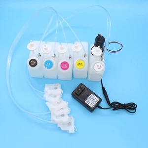 250ML DTF CISS For Epson L1800 L800 L805 DTF White Ink Tank With Stirrer Mixer P - Afbeelding 1 van 13