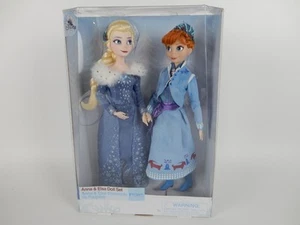 Disney- Anna and Elsa Classic Doll Set - Olaf's Frozen Adventure - Picture 1 of 9