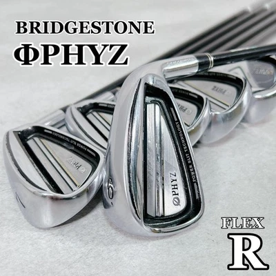 BRIDGESTONE PHYZ Irons #6-9,Pw,Sw(6Clubs)/PZ-5041/Flex:Regular/ Iron set - Image 1 of 4