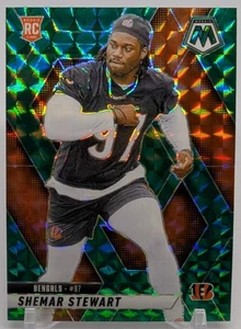 2025 Panini Mosaic Shemar Stewart Green Mosaic Rookie RC #381 Cincinnati Bengals - Picture 1 of 3