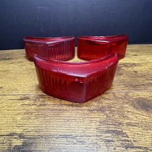 1950 - 1952 Plymouth Tail Lights Lens 3 Ea - Picture 1 of 11