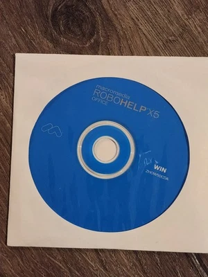 Macromedia Robohelp X5 Office Includes Serial Number Disc ZHOW50CDA - Image 1 of 2