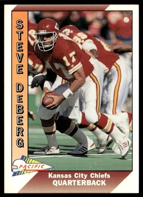 1991 Pacific Steve DeBerg Kansas City Chiefs #207 - Image 1 of 2