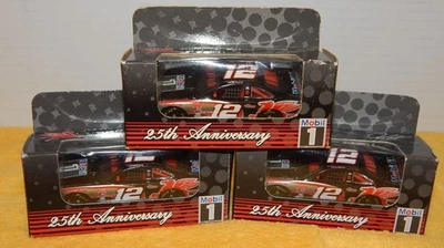 Mobil1 25th Anniversary LOT of 3 Die-cast 1999 Collector Car #12 Jeremy Mayfield - Image 1 of 4