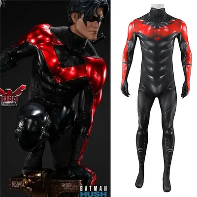 Mono The Nightwing Robin Disfraz Juegos con disfraces Superhéroe Body Fiesta de Halloween Foto 1 de 4