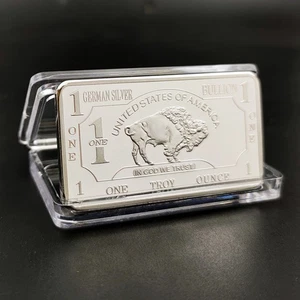 Lot Of 2 - 1 Oz One Troy Ounce USA American Buffalo Silver Bar - Picture 1 of 12