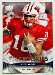 Russell Wilson RC 2012 Upper Deck #134 Star Rookies Wisconsin - Bild 1 von 2