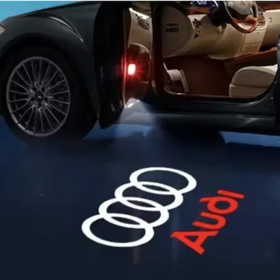 2pz LED luce sottoporta per Audi universale, 2pz accessori auto qualità - Immagine 1 di 4
