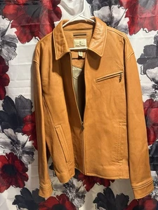 Tommy Bahama Men's 100% Leather Jacket XL - Picture 1 of 4