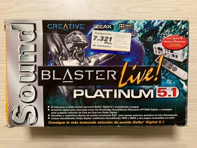 Creative Soundblaster Live! Platinum 5.1 inkl. Live Drive und Fernbedienung - Bild 1 von 4