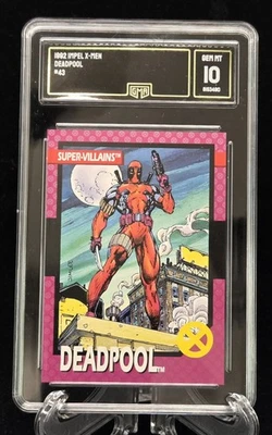 Tarjeta MCU 1992 -Deadpool- X-Men Impel Marvel cómic #43 GMA **COMO NUEVA 10** Foto 1 de 2