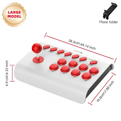Wireless Arcade Joystick for PC/Android/iOS/Switch/PS3/PS4 Games - Image 1 of 4
