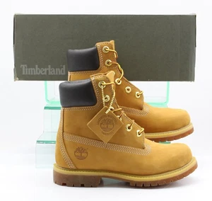 TIMBERLAND PREMIUM 6 INCH WATERPROOF WOMENS BOOTS UK 3 EU 35.5 BROWN RRP £190 AD - Picture 1 of 11
