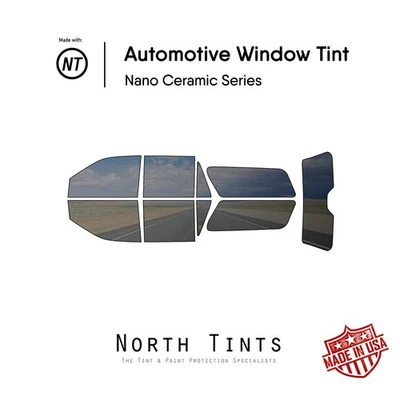 Película de tinte de ventana precortada nano cerámica vidrio para automóvil para Ford Expedition EL 2018-2024 Foto 1 de 4