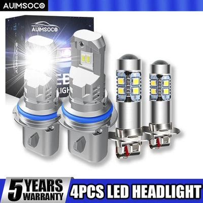 Kit combinado de faros LED + faros antiniebla 4x 6000K para Ford Taurus 1990-1991 Foto 1 de 4