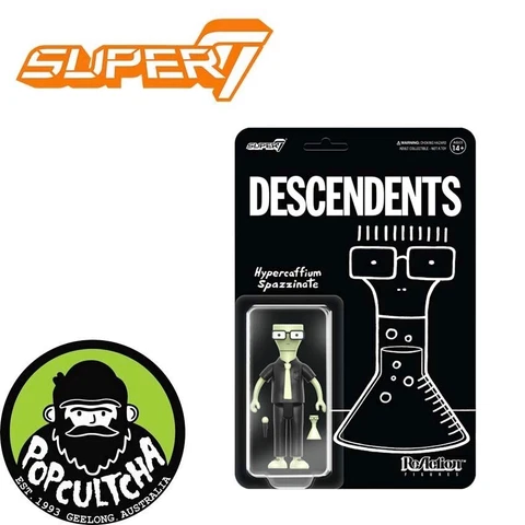 Descendents - Hypercaffium Spazzinate Milo ReAction 3.75" Action Figure "New" Cover
