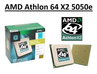 AMD Athlon 64 X2 5050e Dual Core Processor 2.60 GHz, Socket AM2, 45W CPU  - Image 1 of 4