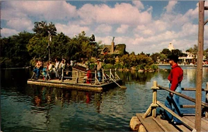 Postkarte Tom Sawyers Island Frontierland Disneyland Anaheim Kalifornien unbesendet - Bild 1 von 3