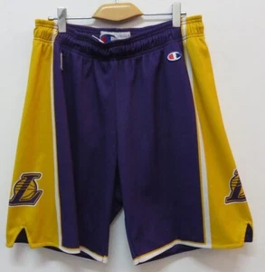 LOS ANGELES LAKERS NBA USA SHORTS JERSEY NO SHIRT BASKET BASKETBALL VINTAGE XL - Picture 1 of 16