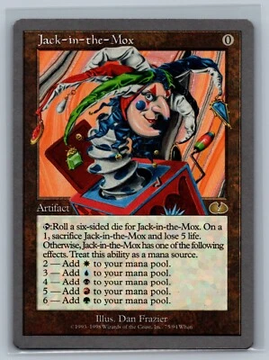 Magic The Gathering Unglued Jack-in-the-Mox #75/94 MTG TCG CCG - Image 1 of 2