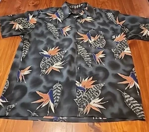Vintage Callan Shirts Large Made In Australia Button Up Party Floral Nature - Imagen 1 de 9