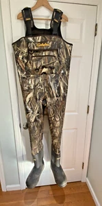 Cabela's SuperMag Neoprene Chest Waders Men's Sz 9 Regular Camouflage SM1600 DRT - Picture 1 of 21