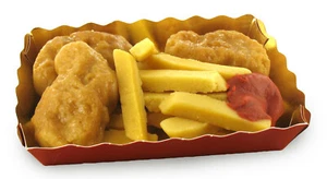 Odenwälder Edel Marzipan Chicken Nuggets mit Pommes 165g - Bild 1 von 1
