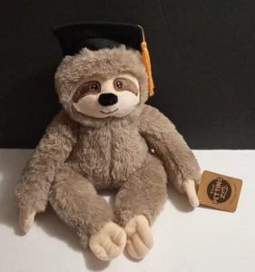 SLOTH GRADUATION STUFFED PLUSH The PETTING ZOO 15x17" #1 - Picture 1 of 22