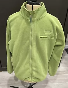 Northern Reflection mens Green Collared Long Sleeve Full-Zip Fleece Jacket Large - Picture 1 of 12