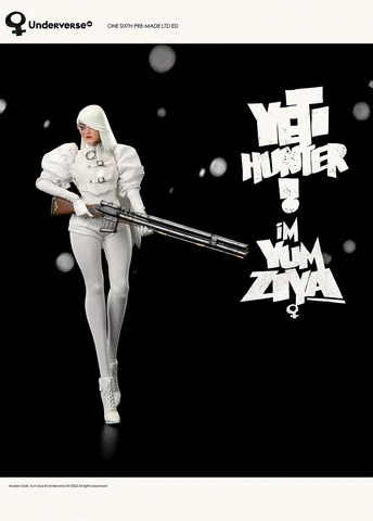 RARE 3A ASHLEY WOOD UNDERVERSE YETI HUNTER YUM ZIYA MODERN GIRLS 1/6 FIGURE 12" Cover