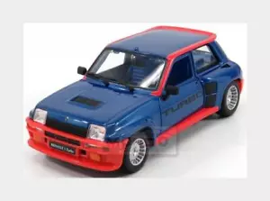 1:24 BURAGO Renault R5 Turbo 1982 Blue Red BU21088B Model - Picture 1 of 2