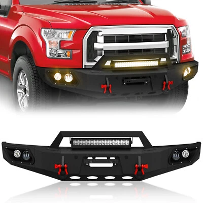 Front Bumper for 2015-2017 Ford F150 (Excluding Raptor and Ecoboost) Heavy Duty Foto 1 de 4