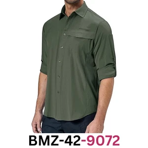 Alimens & Gentle Men's Long Sleeve Quick Dry UPF 50+ UV Sun Protection Shirts, M - Picture 1 of 8