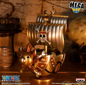 Bandai One piece Gold Thousand Sunny Ship Mega World Collectable Special Figure - Picture 1 of 12