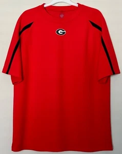 Camiseta para hombre Georgia Bulldogs talla grande roja poliéster UGA adulto L - Imagen 1 de 4