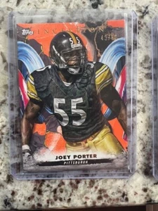 2024 TOPPS NFL INCEPTION ORANGE PARRALLEL CARD /50 STEELERS JOEY PORTER #136 - Picture 1 of 1