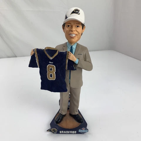 Rams Draft Football Bradford 10" Bobblehead Forever Collectibles 97 of 600 Cover