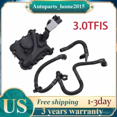 Para Audi A6/A7 Quattro 2013-2015 separador de aceite PCV válvula ventilación moldura 06E103547F Foto 1 de 4
