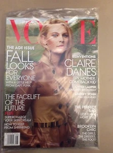 2013 AUGUST VOGUE MAGAZINE - CLAIRE DANES - BEAUTIFUL FASHION ISSUE SEALED - Imagen 1 de 2